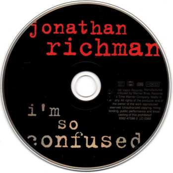 CD Jonathan Richman: I'm So Confused
