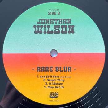 LP Jonathan Wilson: Rare Blur LTD