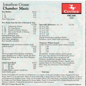 CD Jonathon Grasse: Chamber Music