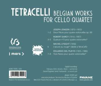 CD Joseph Jongen: Belgian Works For Cello Quartet