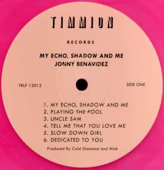 LP Jonny Benavidez: My Echo, Shadow And Me CLR | LTD