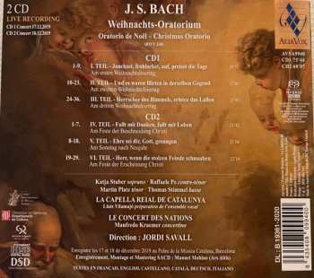 2SACD Jordi Savall: J.S. Bach.  Weihnachts-Oratorium/Oratorio de Noël/Christmas Oratorio