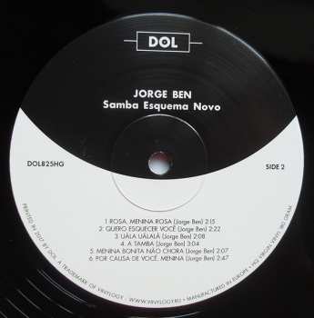 LP Jorge Ben: Samba Esquema Novo DLX