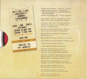 2CD Jorma Kaukonen: Live At The Bottom Line