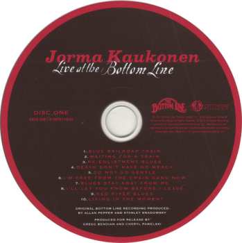 2CD Jorma Kaukonen: Live At The Bottom Line