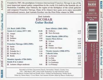 CD José Antonio Escobar: Guitar Recital