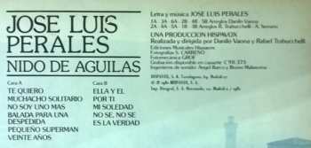 LP José Luis Perales: Nido De Águilas