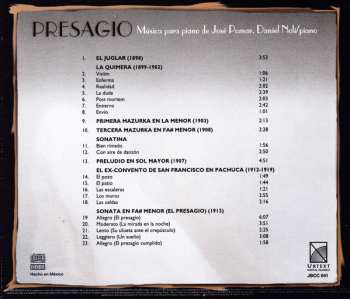 CD José Pomar: Presagio - Musica Para Piano de Jose Pomar