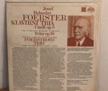 LP Josef Bohuslav Foerster: Klavirni Tria : F Moll Op. 8 / B Dur Op. 38