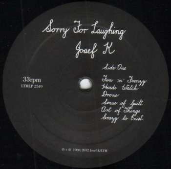 LP/CD Josef K: Sorry For Laughing
