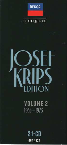 21CD/Box Set Josef Krips: Josef Krips Edition Volume 2 / 1955-1973
