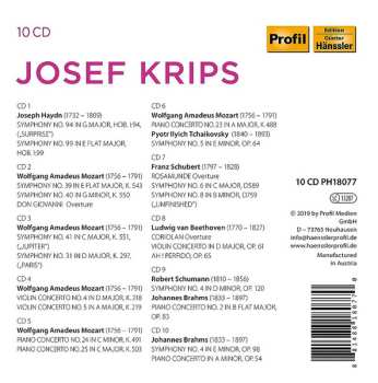 10CD Robert Schumann: Josef Krips