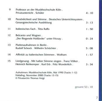 2CD Josef Metternich: Legenden des Gesanges, Vol.10 (Arien Und Szenen Aus Opern / Interview)