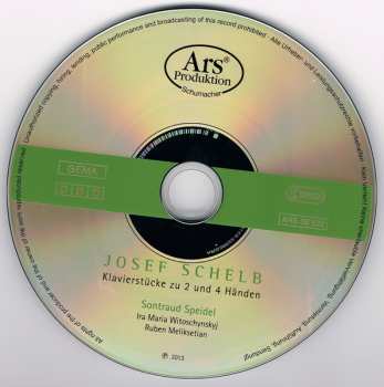 CD Josef Schelb: Klavierstücke Zu 2 Und 4 Händen