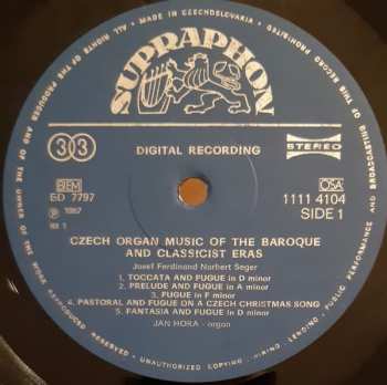 LP Jan Hora: Organ Works (90 2)