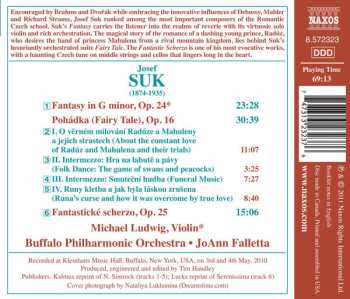 CD Josef Suk: Fairy Tale, Fantasy In G Minor, Fantastic Scherzo