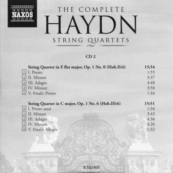 25CD/Box Set Joseph Haydn: The Complete String Quartets