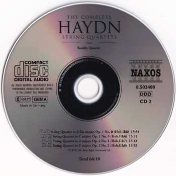 25CD/Box Set Joseph Haydn: The Complete String Quartets