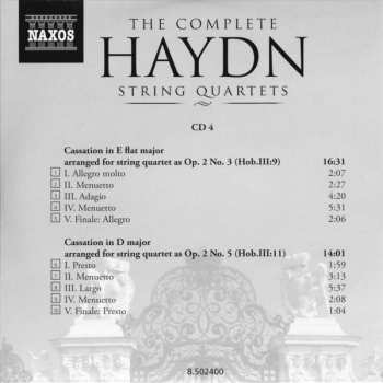 25CD/Box Set Joseph Haydn: The Complete String Quartets