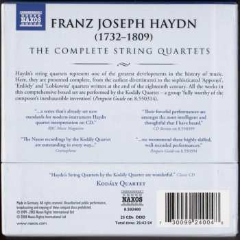 25CD/Box Set Joseph Haydn: The Complete String Quartets