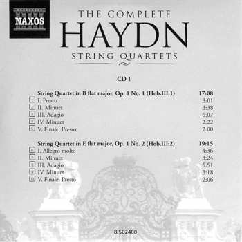 25CD/Box Set Joseph Haydn: The Complete String Quartets