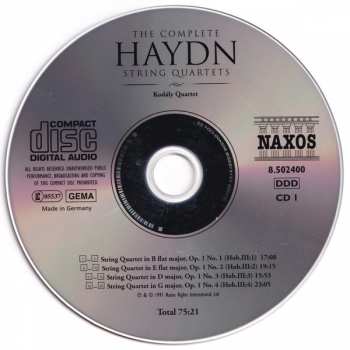 25CD/Box Set Joseph Haydn: The Complete String Quartets