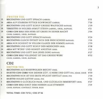 2CD Joseph Haydn: Die Schöpfung