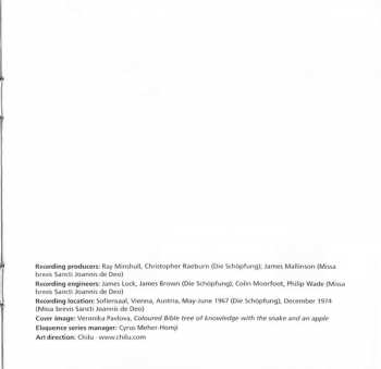 2CD Joseph Haydn: Die Schöpfung - Missa Brevis Sancti Joannis De Deo