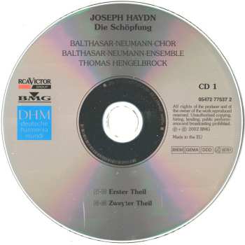 2CD Joseph Haydn: Die Schöpfung = The Creation
