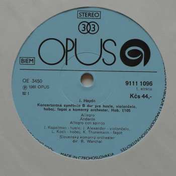 LP Joseph Haydn: Haydn / Pleyel