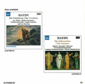 3CD Joseph Haydn: Il Ritorno Di Tobia (Oratorio In Two Parts)