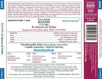 3CD Joseph Haydn: Il Ritorno Di Tobia (Oratorio In Two Parts)
