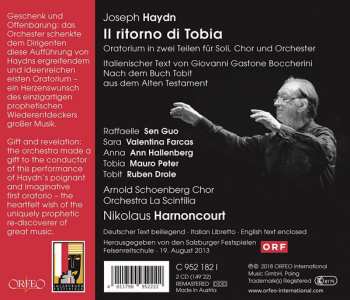 2CD/Box Set Joseph Haydn: Il Ritorno Di Tobia (Oratorium)