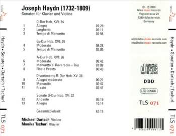 CD Joseph Haydn: Sonaten Für Klavier Und Violine 