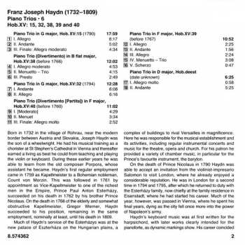 CD Joseph Haydn: Piano Trios • 6