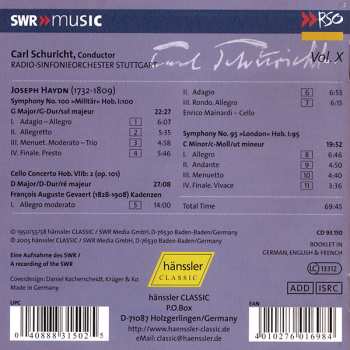 CD Joseph Haydn: Symphony No. 100 G Major »Militär-Sinfonie«, Concert For Violoncello And Orchestra Op. 101 D Major, Symphony No. 95 C Minor »Londoner-Sinfonie«