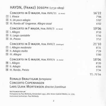 CD Joseph Haydn: Ronald Brautigam Plays Joseph Haydn Concertos