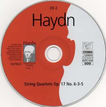 2CD Joseph Haydn: String Quartets Op. 17