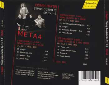 CD Joseph Haydn: String Quartets Op. 55,1–3