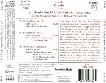 CD Joseph Haydn: Symphonies Nos. 13 & 36
