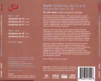 2SACD The London Symphony Orchestra: Symphonies Nos 92 & 93, Symphonies Nos 97 – 99