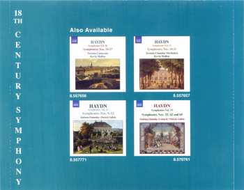 CD Joseph Haydn: Symphonies Vol. 34 - Symphonies Nos. 62, 107 And 108