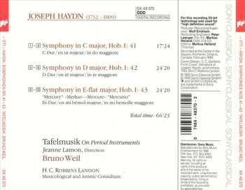 CD Joseph Haydn: Symphonies Nos. 41, 42 & 43 - C. 1771 -