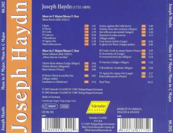 CD Joseph Haydn: Mass In F Major; Mass In C Major