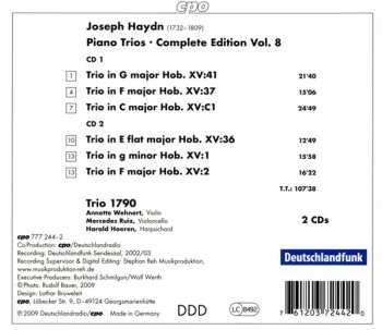 2CD Joseph Haydn: Complete Piano Trios Vol. 8