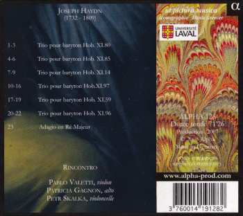 CD Joseph Haydn: Trios Pour Nicolaus Esterhazy