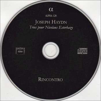 CD Joseph Haydn: Trios Pour Nicolaus Esterhazy