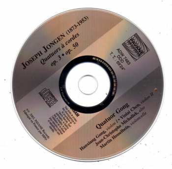 CD Quatuor Gong: Quatuors À Cordes, Op. 3 & Op.  50