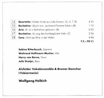 CD Waltraud Hoffmann-Mucher: Christmas Oratorio