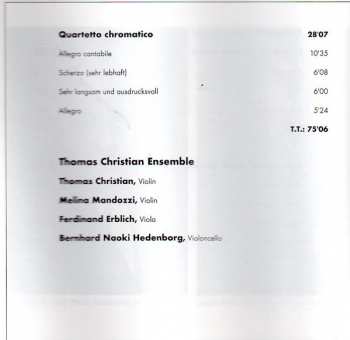 CD Thomas Christian Ensemble: Complete String Quartets